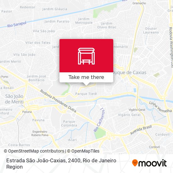 Estrada São João-Caxias, 2400 map