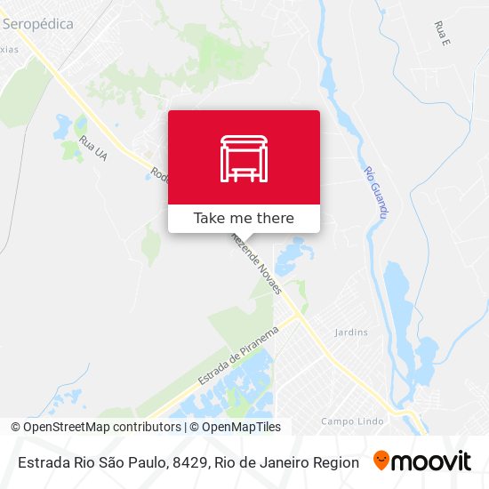 Estrada Rio São Paulo, 8429 map
