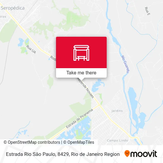 Estrada Rio São Paulo, 8429 map