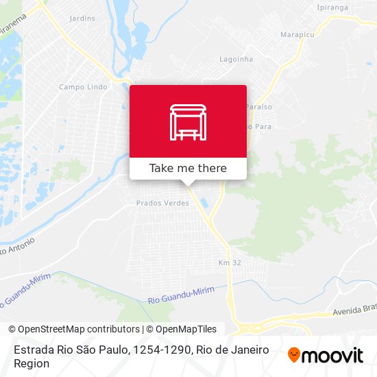 Estrada Rio São Paulo, 1254-1290 map