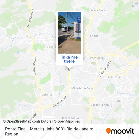 Ponto Final - Merck (Linha 803) map