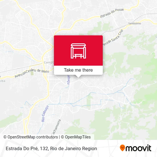 Estrada Do Pré, 132 map
