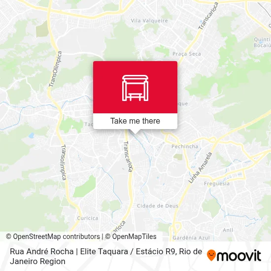 Rua André Rocha | Elite Taquara / Estácio R9 map