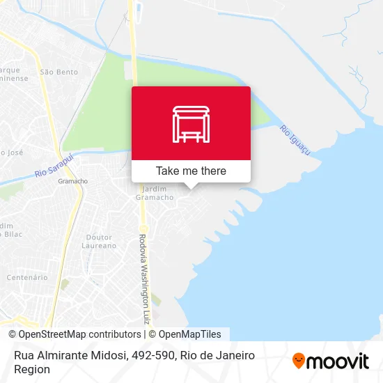 Rua Almirante Midosi, 492-590 map