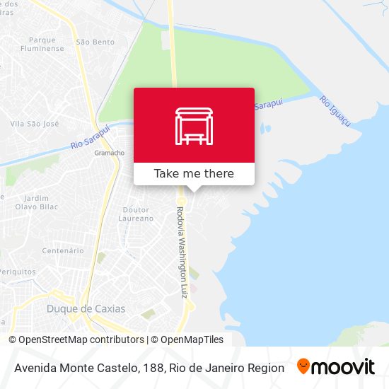 Avenida Monte Castelo, 188 map