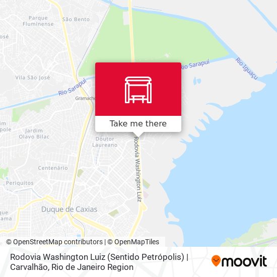 Rodovia Washington Luiz (Sentido Petrópolis) | Carvalhão map