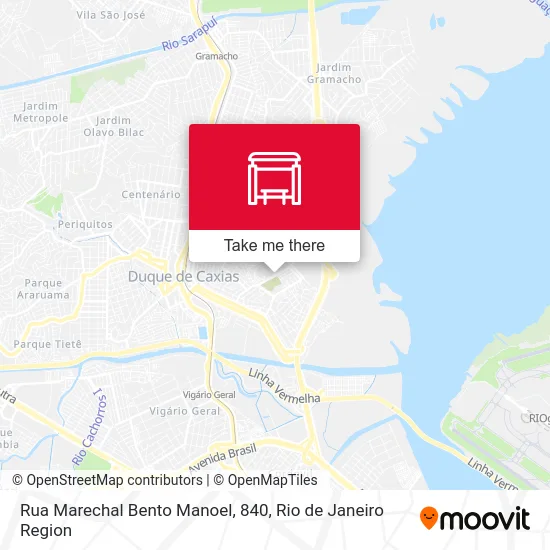 Rua Marechal Bento Manoel, 840 map