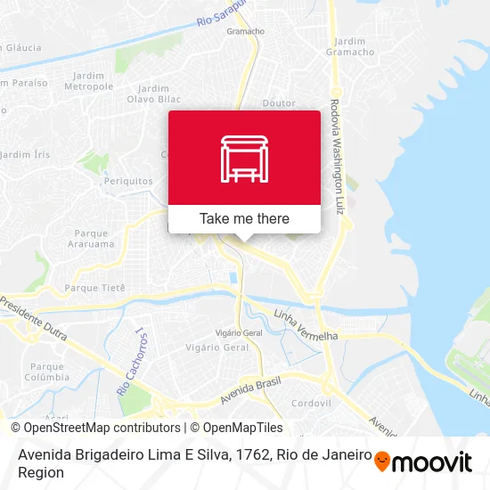 Avenida Brigadeiro Lima E Silva, 1762 map