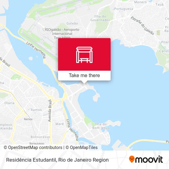 Residência Estudantil map