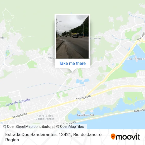 Estrada Dos Bandeirantes, 13421 map