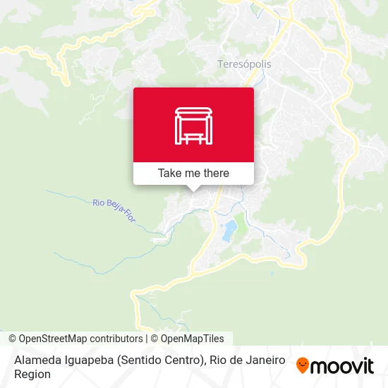Alameda Iguapeba (Sentido Centro) map