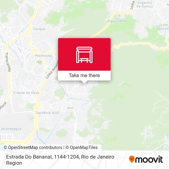 Estrada Do Bananal, 1144-1204 map