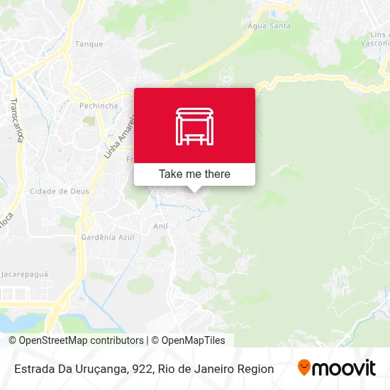 Estrada Da Uruçanga, 922 map