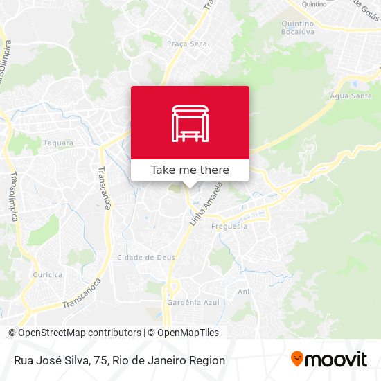 Mapa Rua José Silva, 75