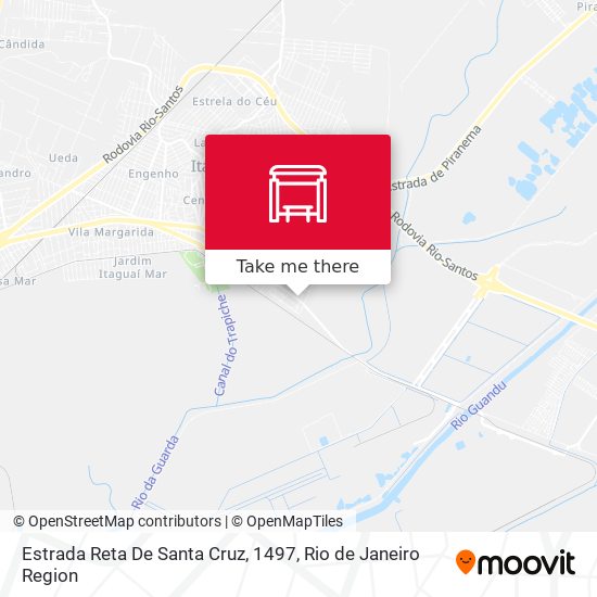Estrada Reta De Santa Cruz, 1497 map