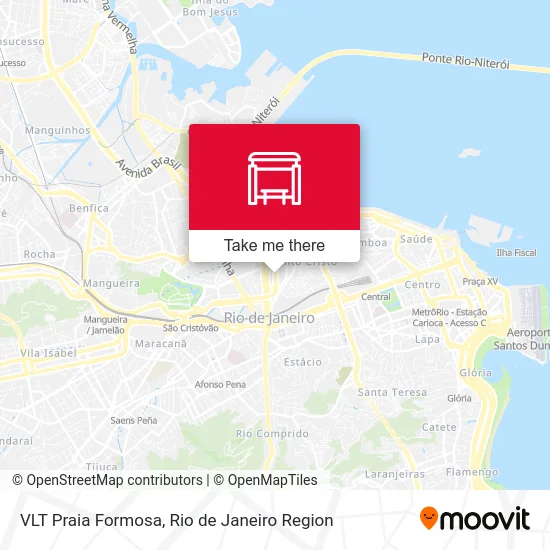 VLT Praia Formosa map