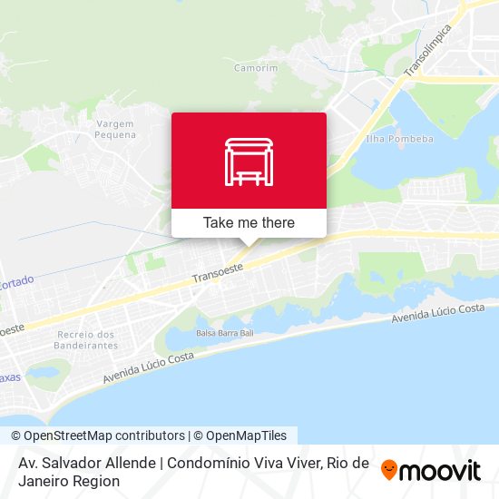 Av. Salvador Allende | Condomínio Viva Viver map