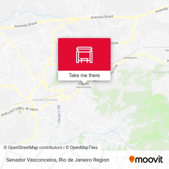 Senador Vasconcelos map