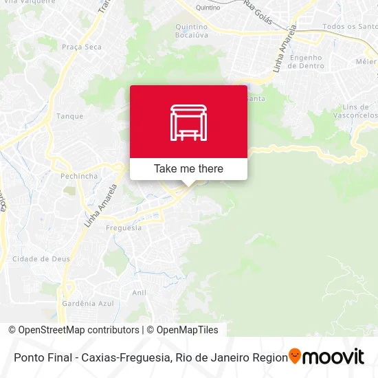 Ponto Final - Caxias-Freguesia map