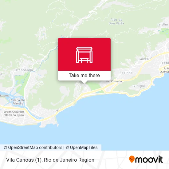 Vila Canoas (1) map