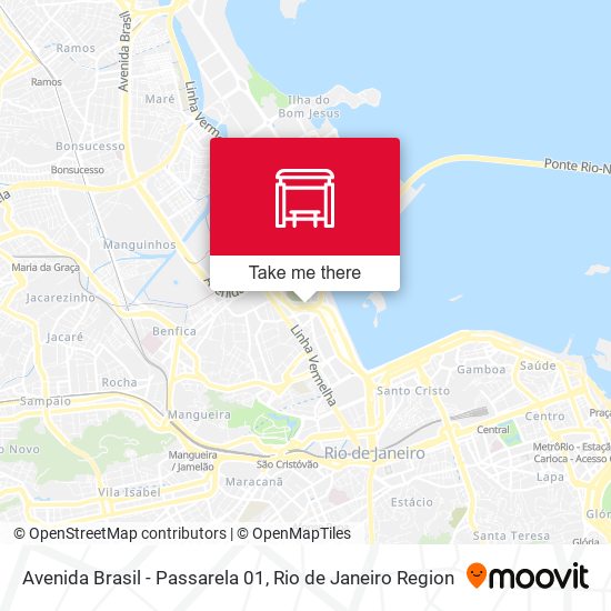 Mapa Avenida Brasil - Passarela 01