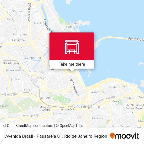 Avenida Brasil - Passarela 01 map