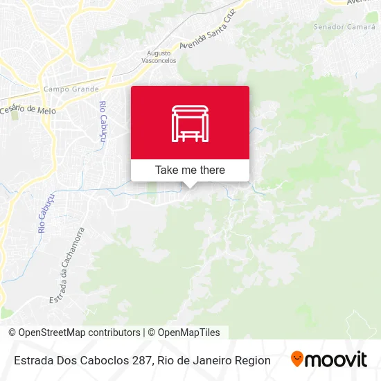 Estrada Dos Caboclos 287 map