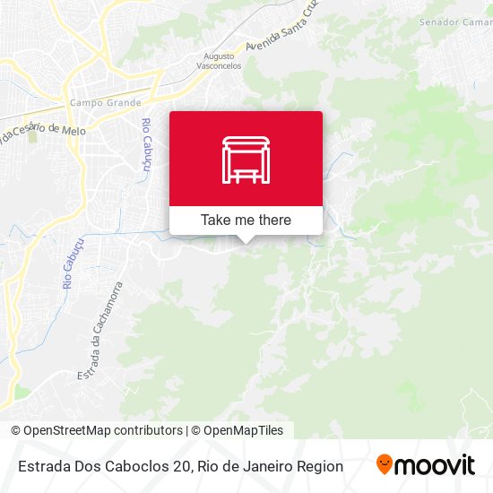 Estrada Dos Caboclos 20 map