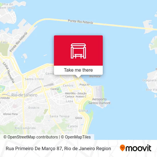 Rua Primeiro De Março 87 map