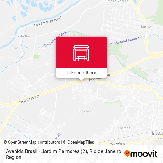 Avenida Brasil - Jardim Palmares (2) map