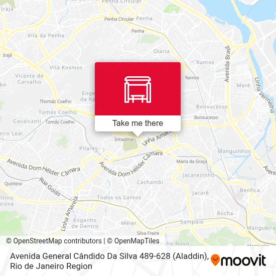 Avenida General Cândido Da Silva 489-628 (Aladdin) map