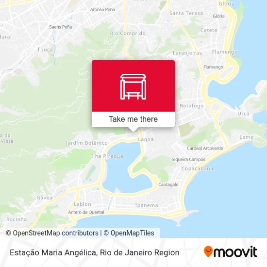 Estação Maria Angélica map