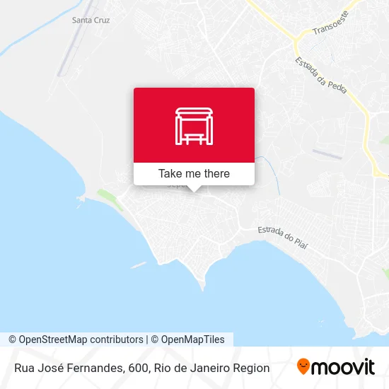 Rua José Fernandes, 600 map