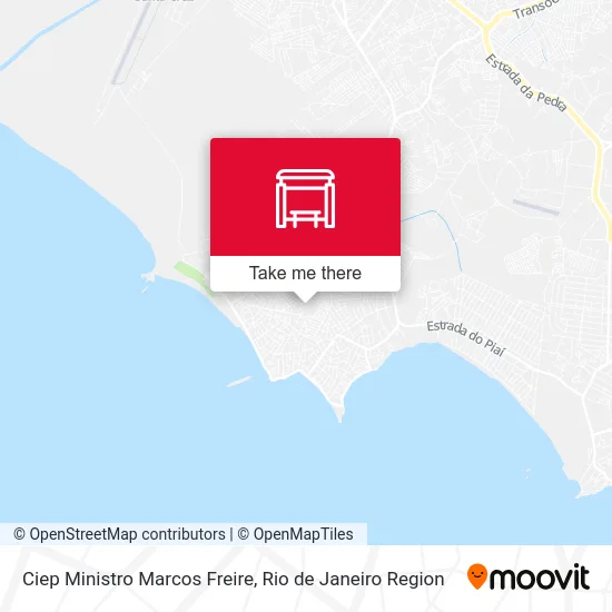 Ciep Ministro Marcos Freire map