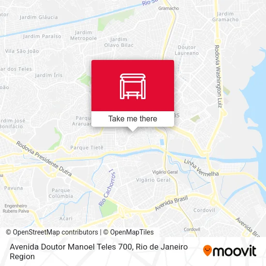 Avenida Doutor Manoel Teles 700 map
