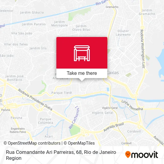 Rua Comandante Ari Parreiras, 68 map