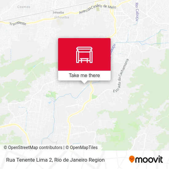 Rua Tenente Lima 2 map