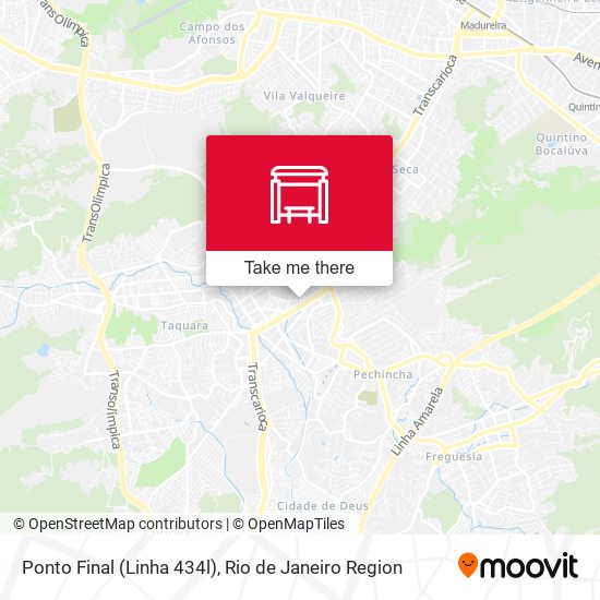 Ponto Final (Linha 434l) map