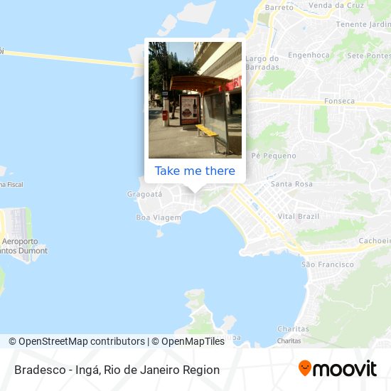 Bradesco - Ingá map