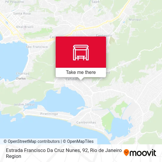 Estrada Francisco Da Cruz Nunes, 92 map