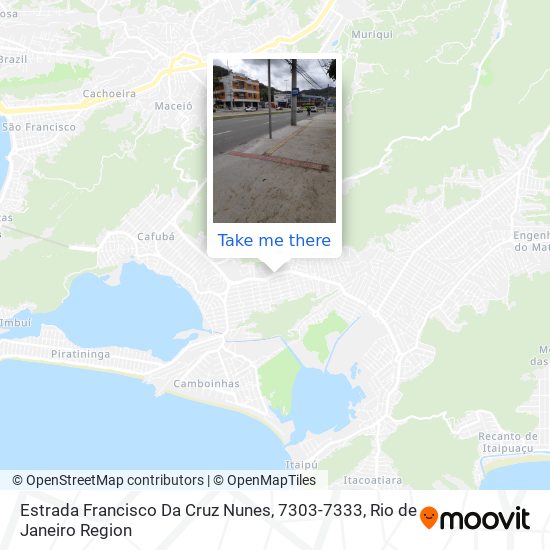 Estrada Francisco Da Cruz Nunes, 7303-7333 map