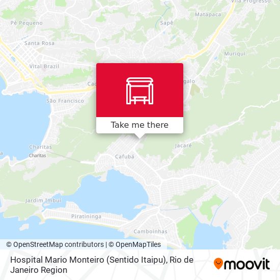 Hospital Mario Monteiro (Sentido Itaipu) map