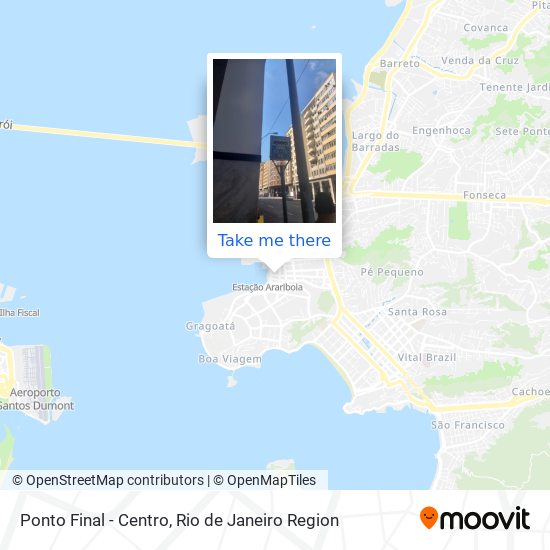 Ponto Final - Centro map