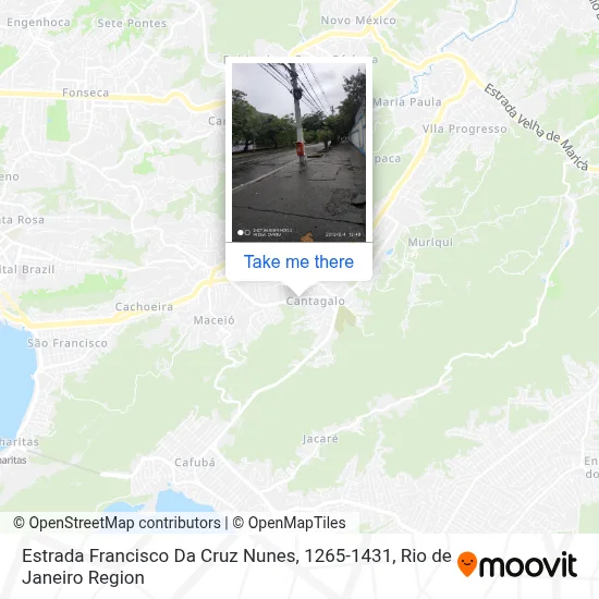 Estrada Francisco Da Cruz Nunes, 1265-1431 map