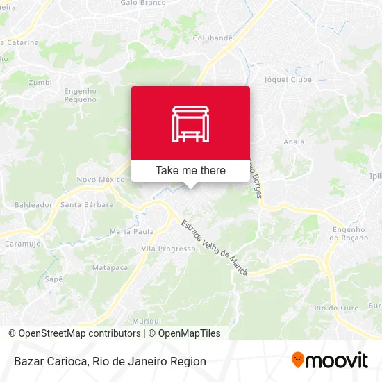 Bazar Carioca map