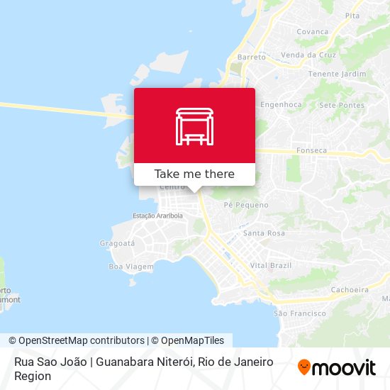 Mapa Rua Sao João | Guanabara Niterói