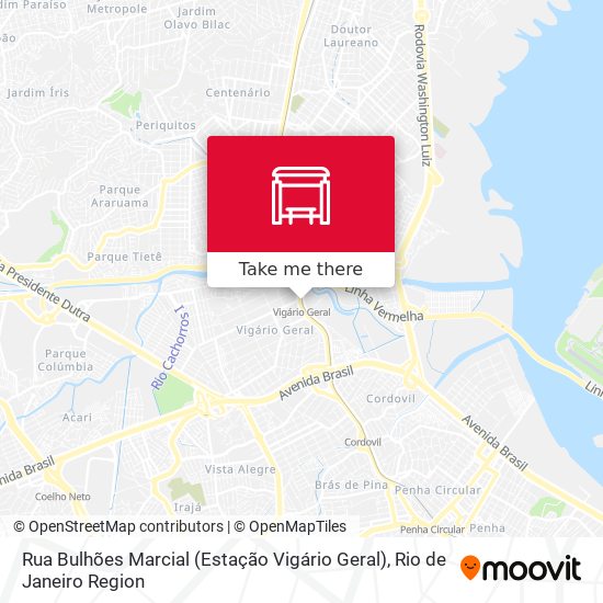Rua Bulhões Marcial (Estação Vigário Geral) map