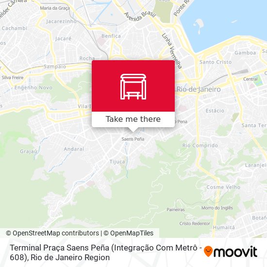 Terminal Praça Saens Peña (Integração Com Metrô - 608) map