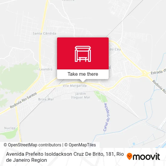 Avenida Prefeito Isoldackson Cruz De Brito, 181 map