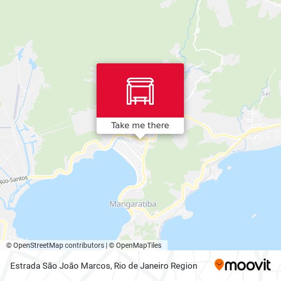 Estrada São João Marcos map